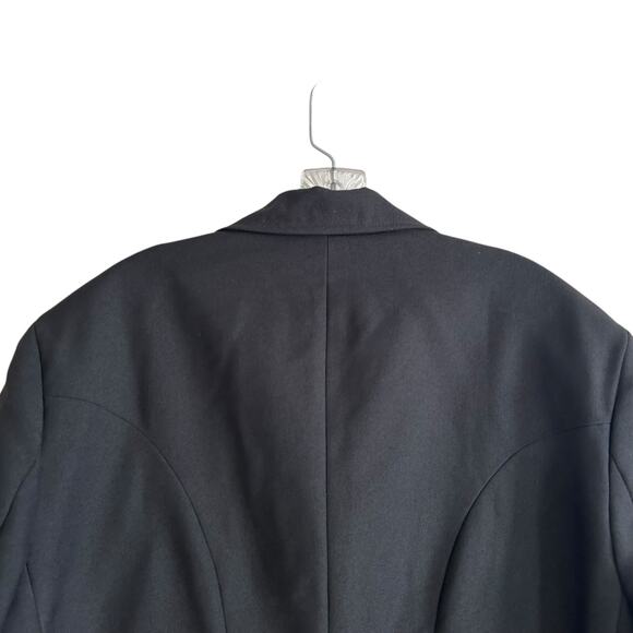 Vintage WAH Maker Black Rifle Frock Coat Mens Sz 42 Black Western Pioneer Duster - Picture 14 of 16